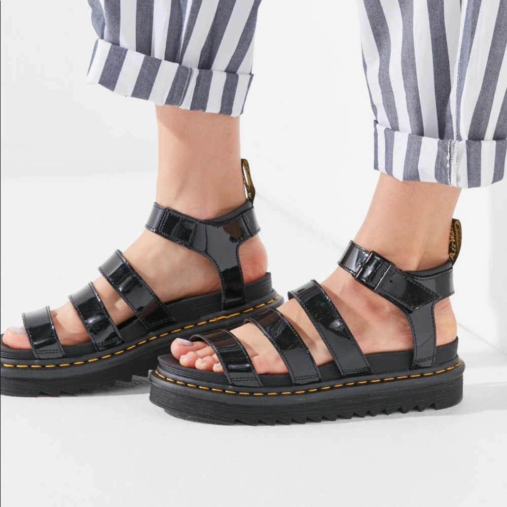 Dr. Martens Blaire Patent Leather Sandal